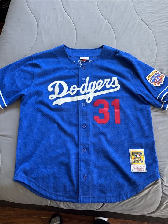 Mitchell & Ness Other - Mitchell & Ness Blue Dodgers Mike Piazza Jersey 31